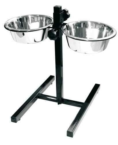 Стійка з мисками для собак 1,5 л (27/20/32см)