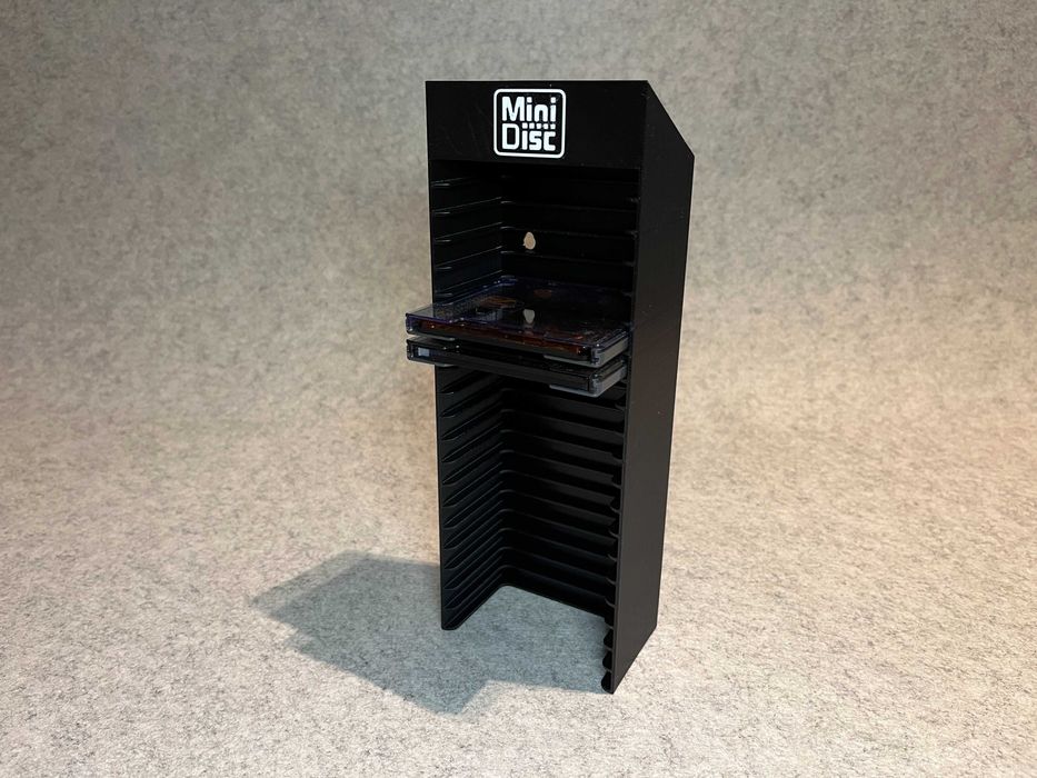 Stojak ścienny na 20 płyt MD MiniDisc