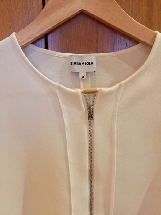 Camisa branca Bimba e Lola com fecho