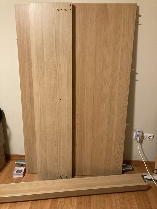 Cama IKEA MALM 160x200 + 4 caixas de arrumacao e estrado LONSET