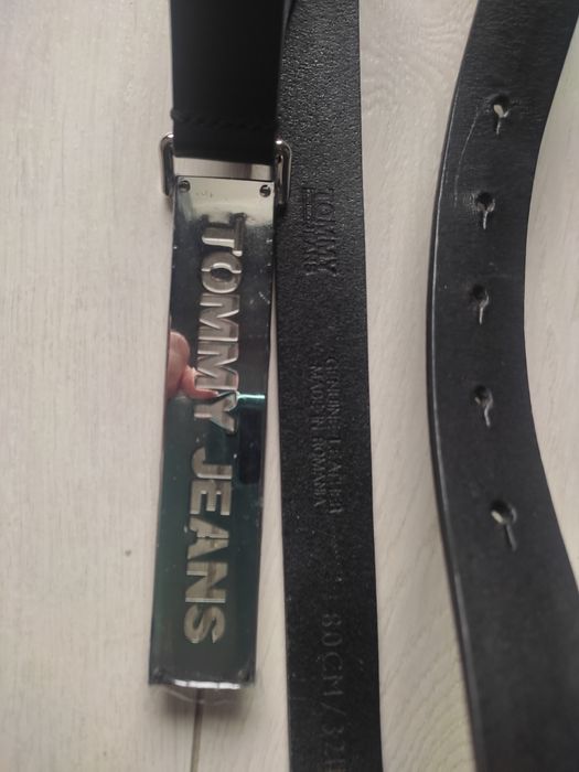 Tommy Jeans pasek damski skórzany