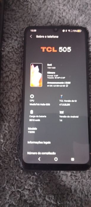 Tcl 505    smartwatch.  DN01