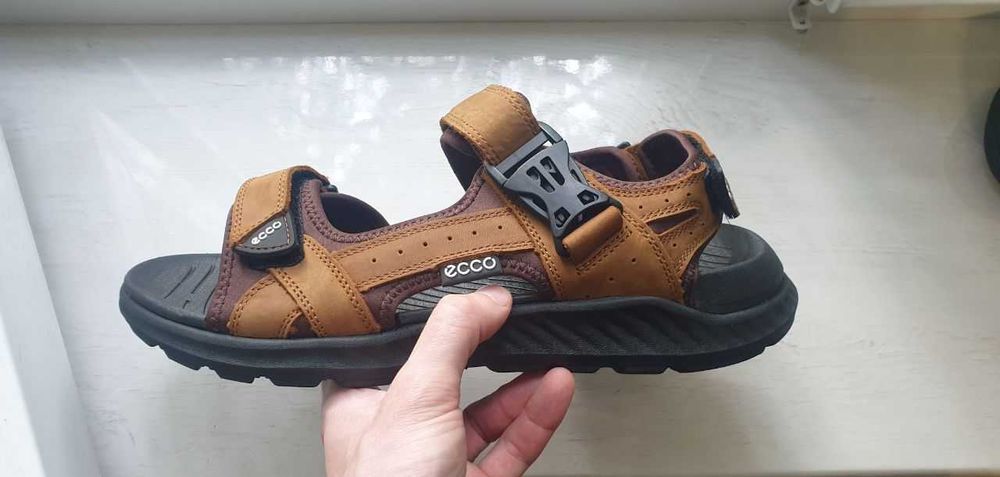 Мужские кожаные сандалии Ecco Hike Brown ™ (41-45) лицензия Натуральная кожа