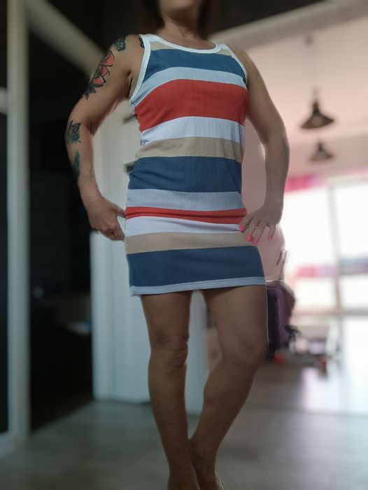 Tunika letnia w paseczki