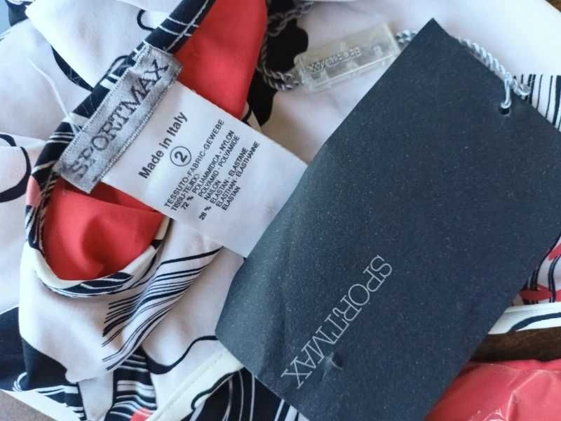 Max Mara jednoczęściowy strój kąpielowy w kwiaty 36 NOWY