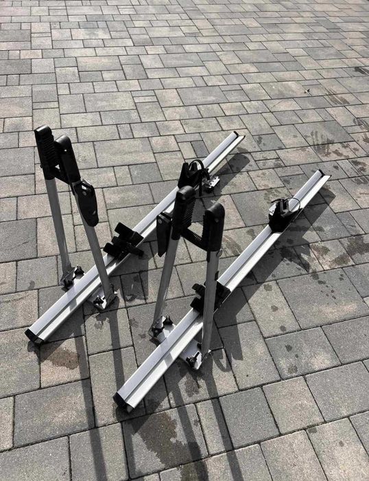 Bagażnik dachowy na dach uchwyt rowerowy amos 2 szt