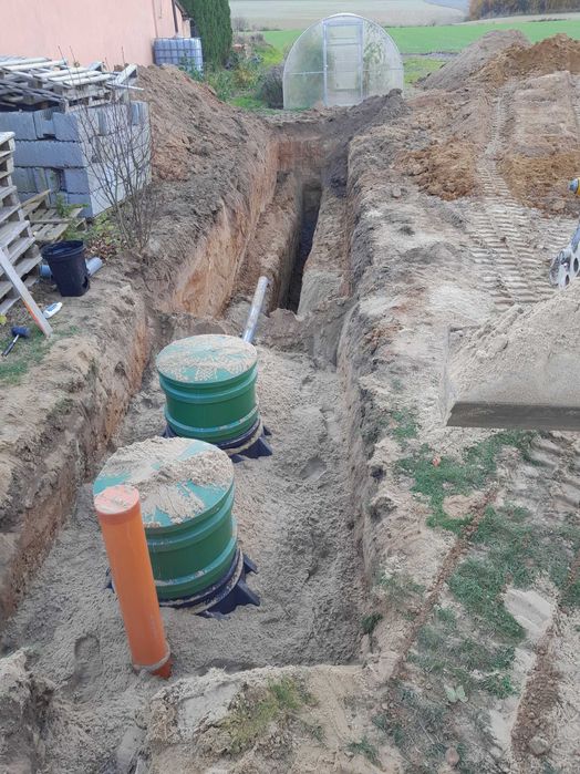 ekologiczna oczyszczalnia drenażowa 3500l, 2-6 osób