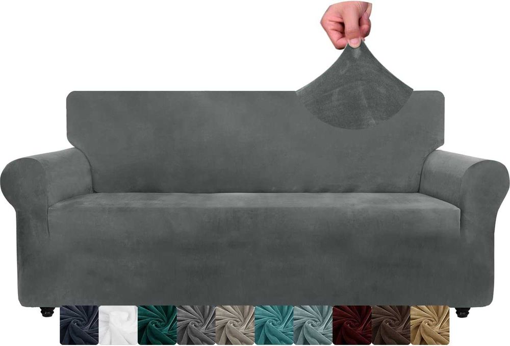 Nowy pokrowiec na sofę /elastyczny/szezlong/ochronny /4-osobowy !8476!