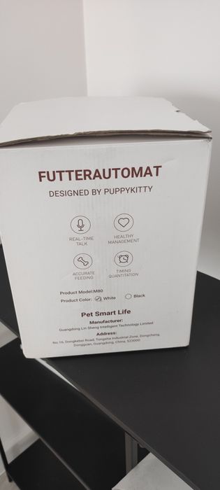 P&K 4L Automatyczny dozownik karmy Touch dla kotów i psów, 1-5 posiłkó