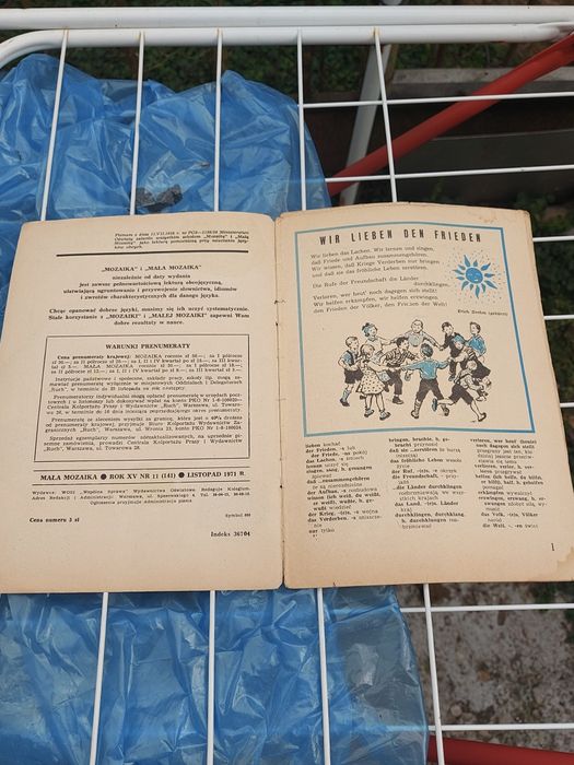 Stare czasopismo mała mozajka niemiecka  1971rok