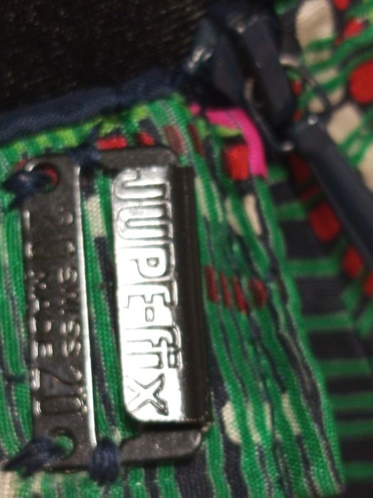 Jedwabny komplet:spódnica+bluzka S/M