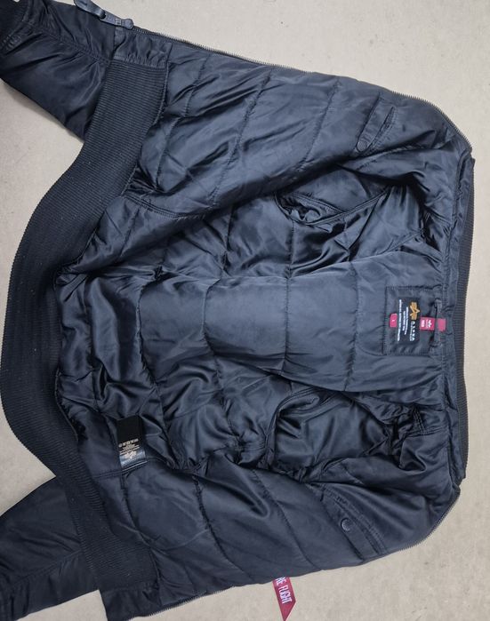 ALPHA INDUSTRIES roz. L męska kurtka bomberka stan idealny