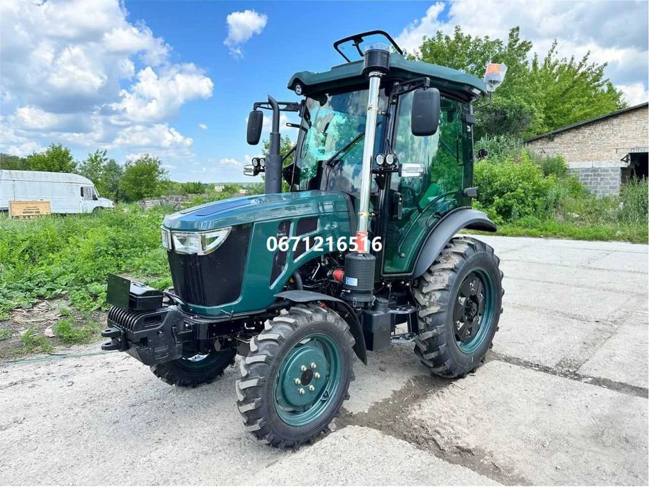 Мінітрактор EURO FENG 554 LUX кондиціонер,кабіна реверсна кпп Еврофенг доставка безкоштовна під ваш двір