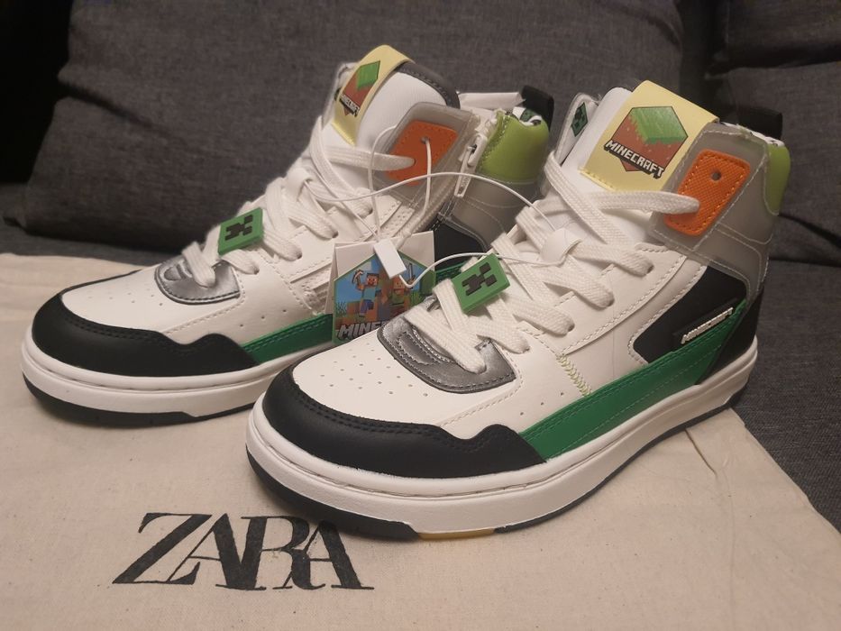 Zara buty sportowe minecraft trampki r. 36 NOWE