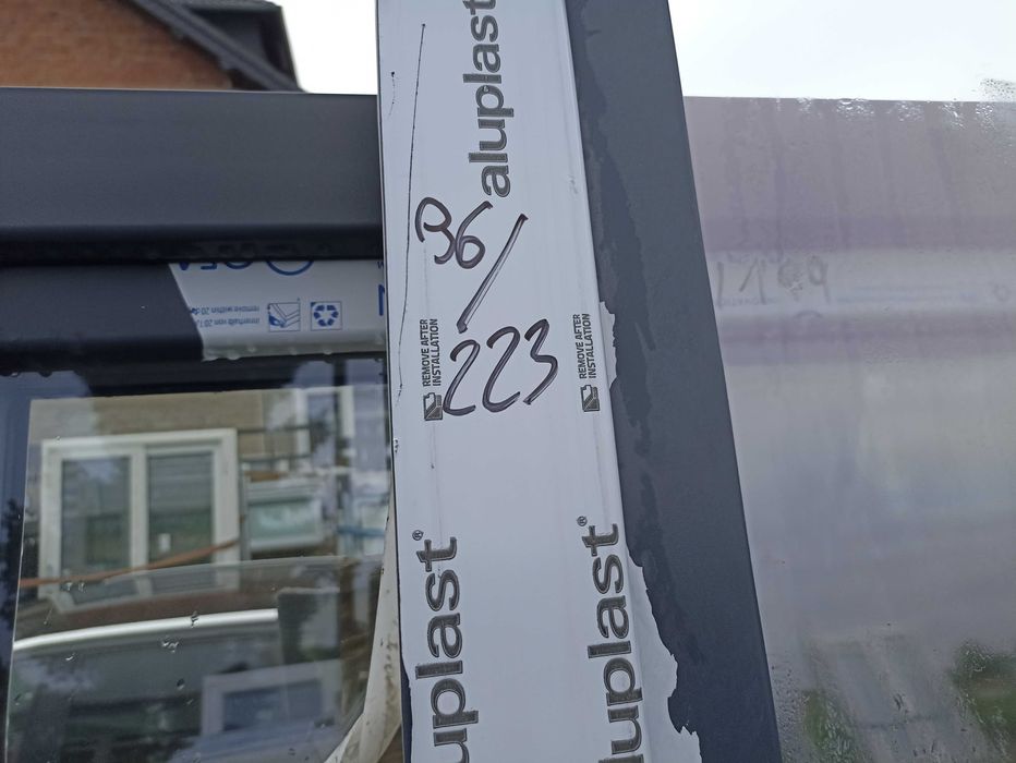 Okno pcv 96/223 antracyt