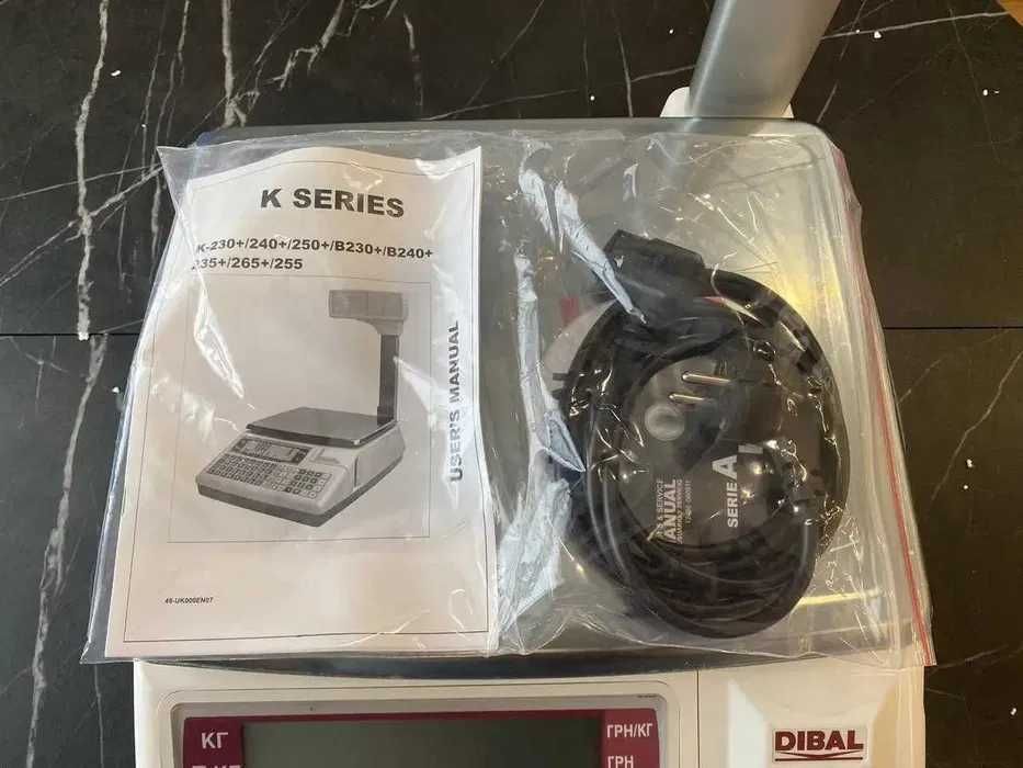 Весы НОВЫЕ торговые Dibal с чекопечатью аналог DIGI CAS