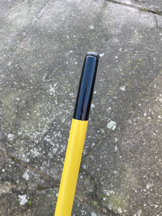 Duży owalny plaster Drewno-Stal Loft Design Industrial Black Palony