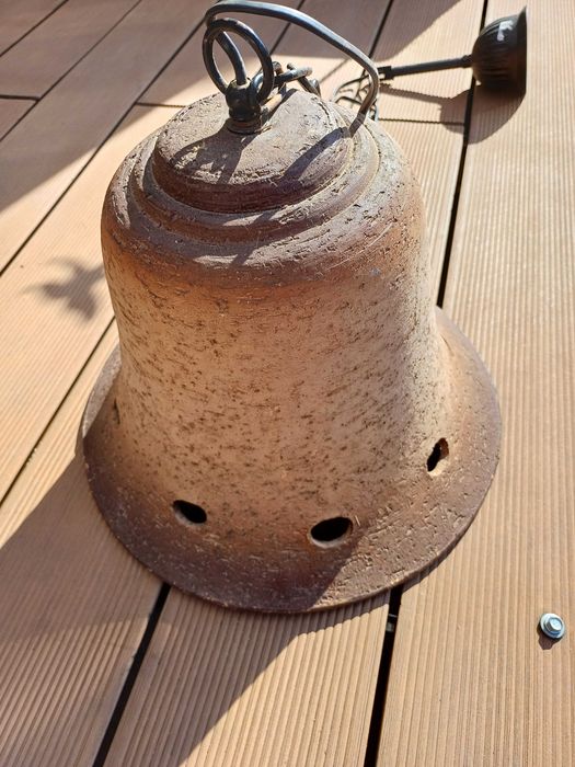 Lampa wiszaca gliniana