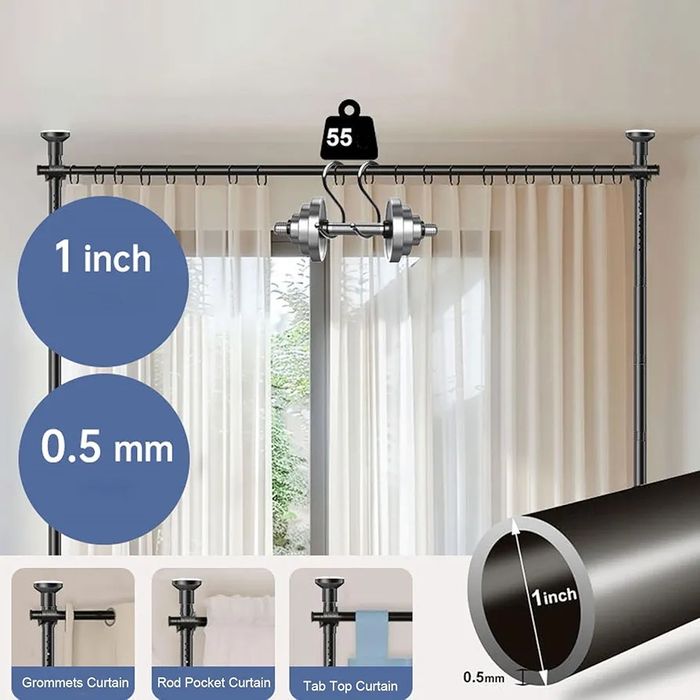 Іертикальний  регульований карниз для штор
