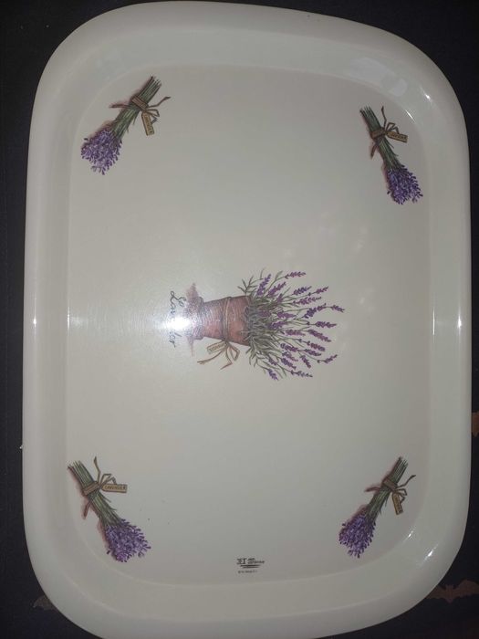 Taca plastikowa z lawendą