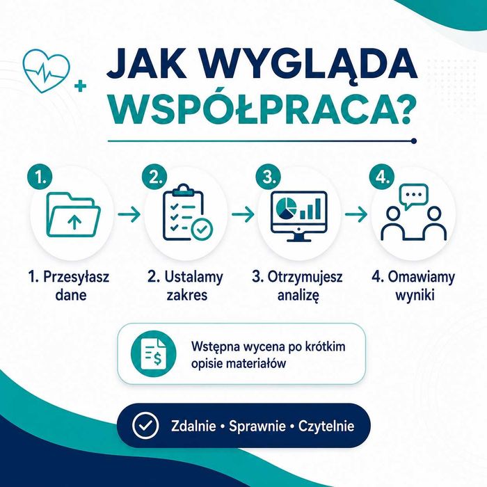 Analiza danych i statystyka medyczna | Jamovi / R / Excel / SPSS