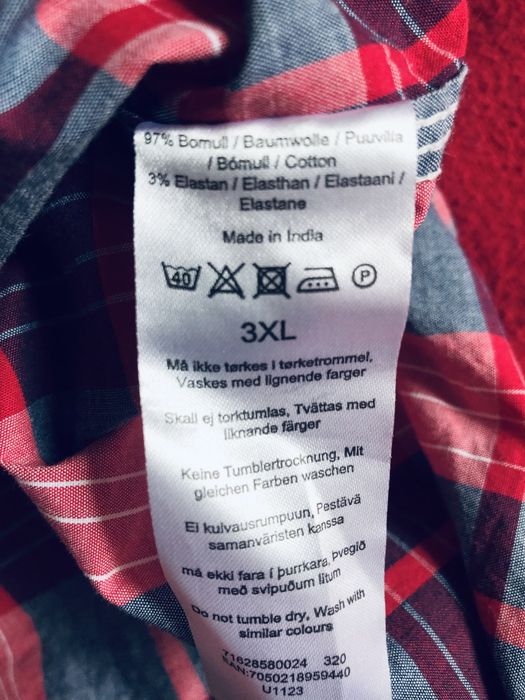Duża koszula 3 XL Dressmann, krótki rękaw, bawełna