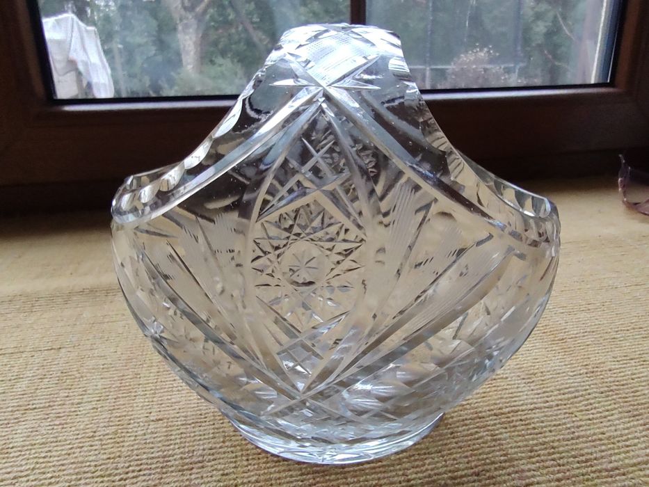 Kryształ koszyczek prl