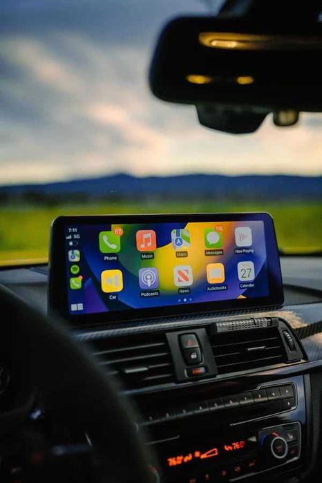 BMW CarPlay Android Tela Touch Serie 1 a 7/ E90/E80/E70 outros modelos