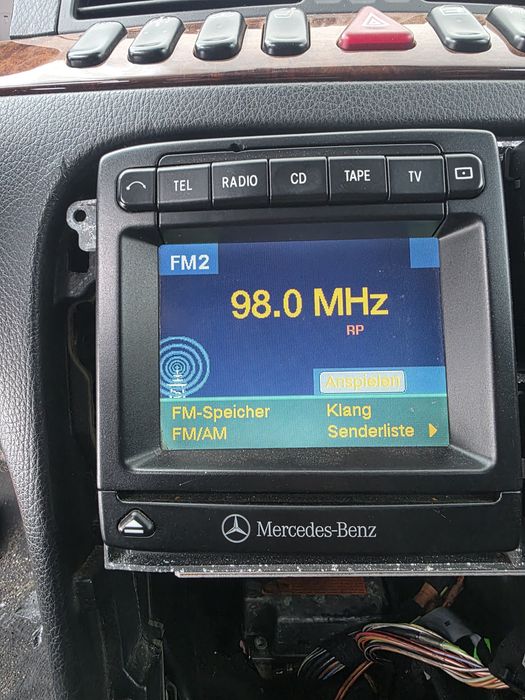 Radio Mercedes W220 Przedlift Navi