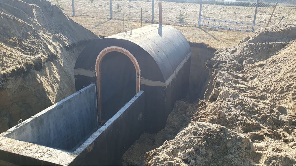 Schron betonowy piwnica betonowa ziemianka bunkier