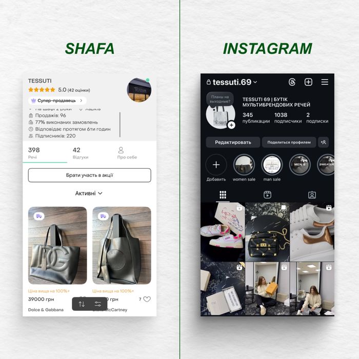 Готовий онлайн-магазин брендового одягу | товар понад 40 000 €