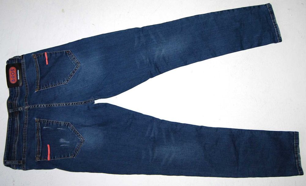 jeansy męskie W33 L31 pas 86 spodnie proste stretch