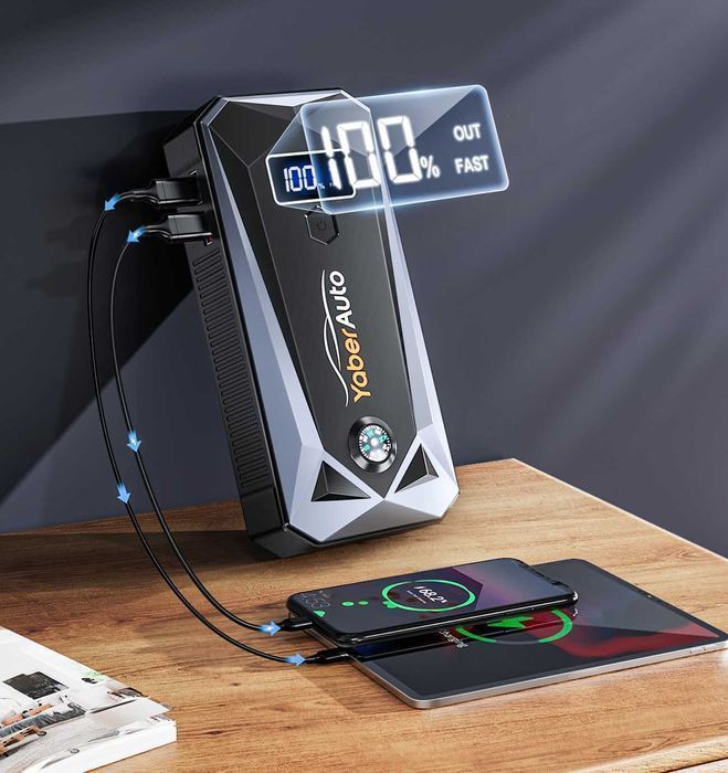 Mega mocny rozruch zapłon starter booster do auta powerbank 4000A