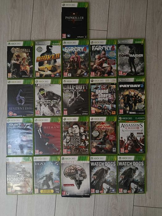 Gry Xbox 360: Painkiller, Driver SF, GTA, CoD, Far Cry