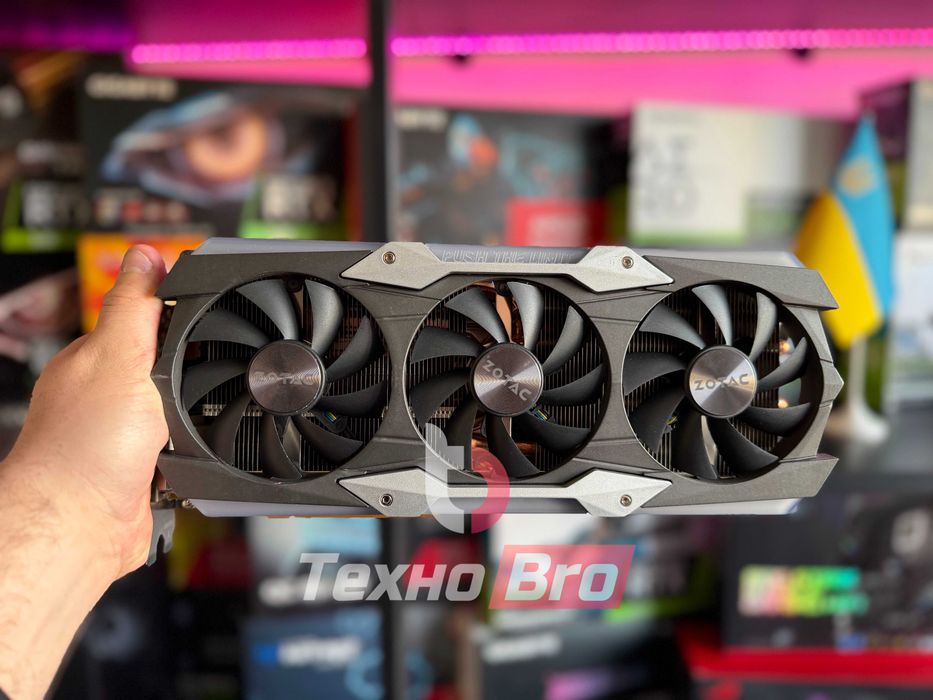 Гарантія! Zotac AMP Extreme GTX 1080 Ti 11GB Ігрова відеокарта для пк