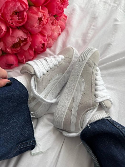 АКЦІЯ! Puma Suede XL Light Grey 37 38 39 40 41 42 43 44 45 пума суеде