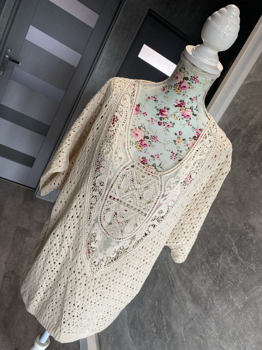 Ażurowy sweter M 38 H&M