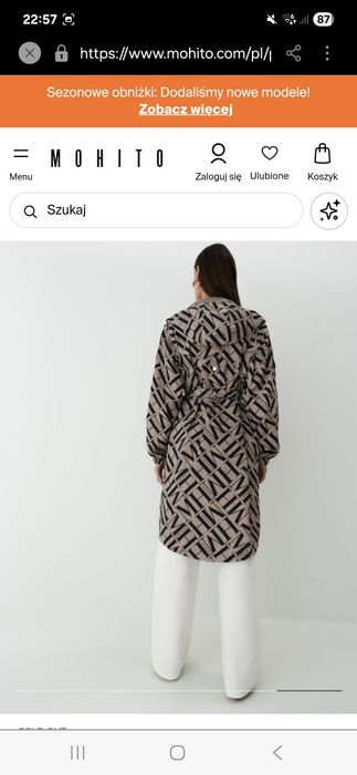 Parka  Mohito damska