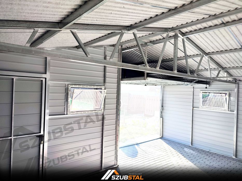 Garaż blaszany 6x5 6x6 9x5 9x6 12x6 PRODUCENT seria Premium Line