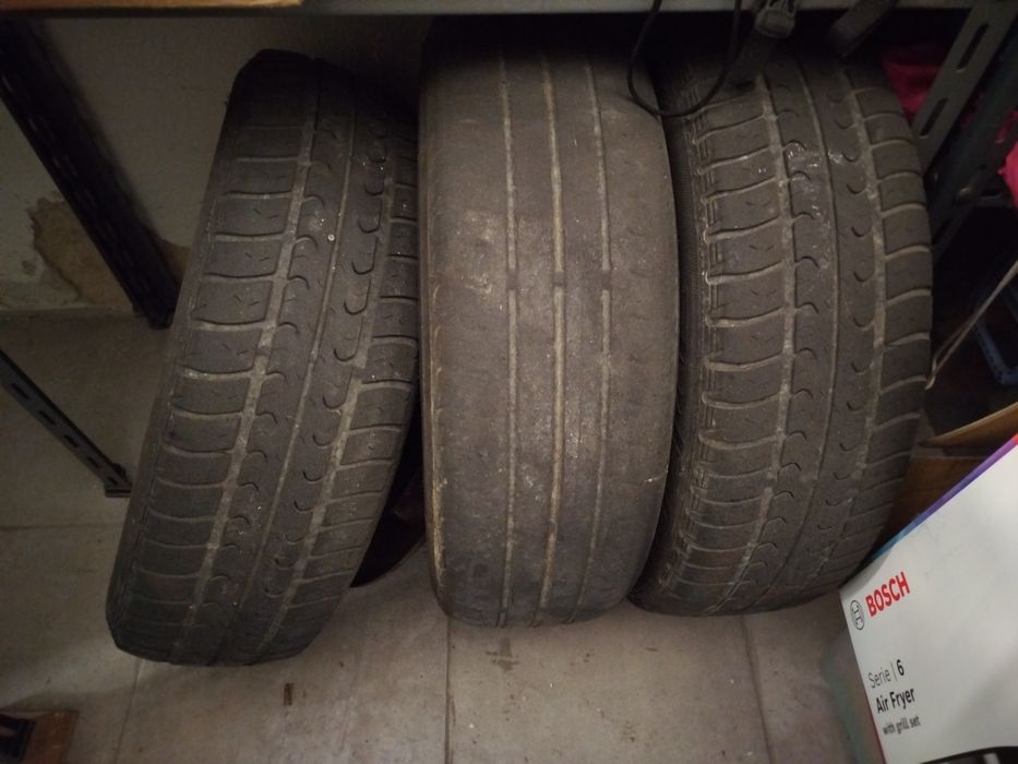 4 Jantes de ferro 14" com tampão Fiat