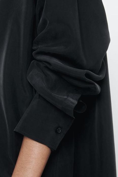 Шовкова сорочка zara zw collection