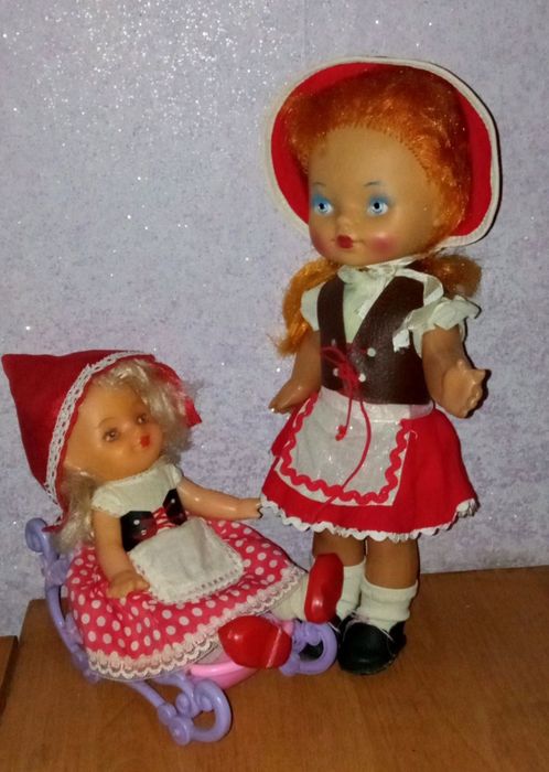 Кукла СССР. Красная шапочка. 27 см