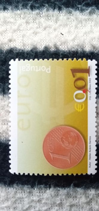 2 selos NOVOS 0,01€ Portugal Atelier Acácio Santos