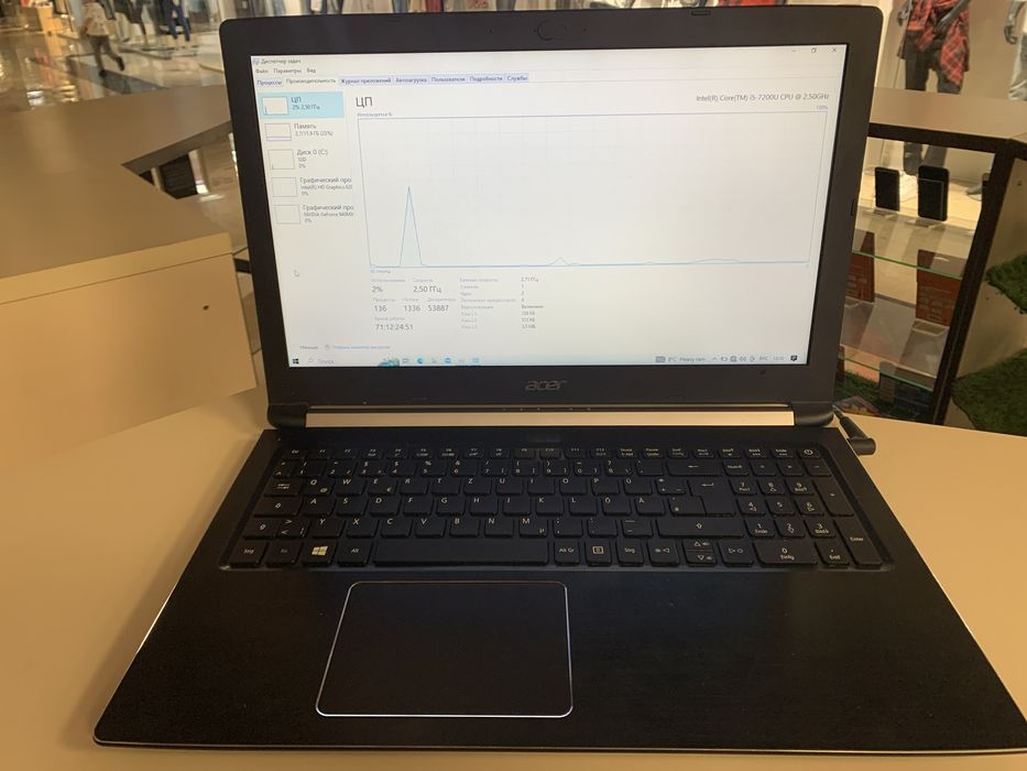 Ноутбук Acer Aspire 5 a515-51g-520q: 8 000 грн. - Ноутбуки Винница на Olx