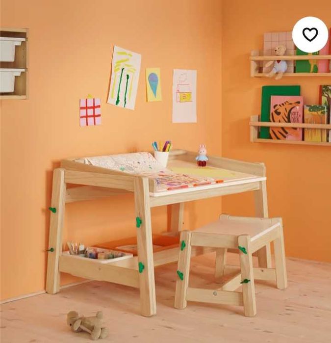 Secretária + banco p/criança IKEA