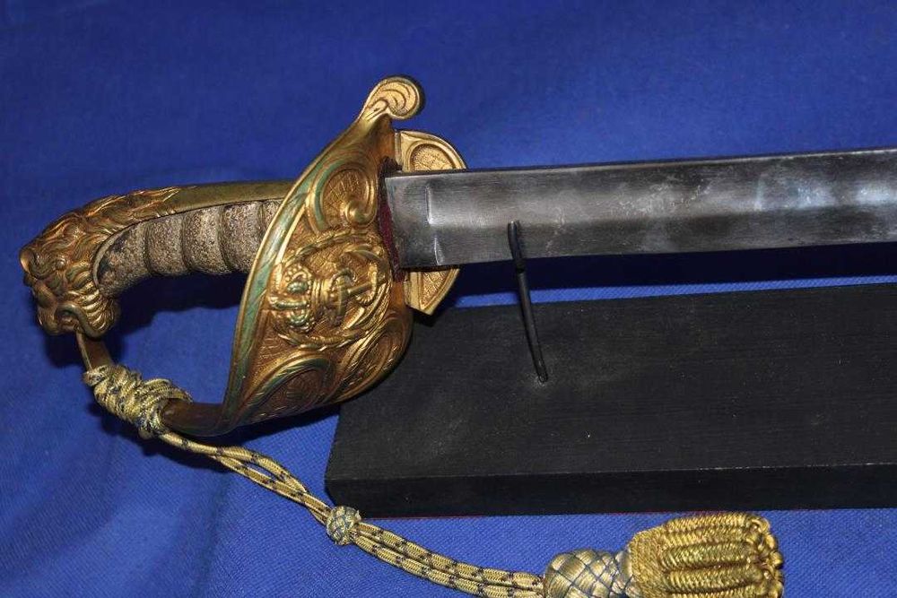 Raro sabre da marinha real portuguesa