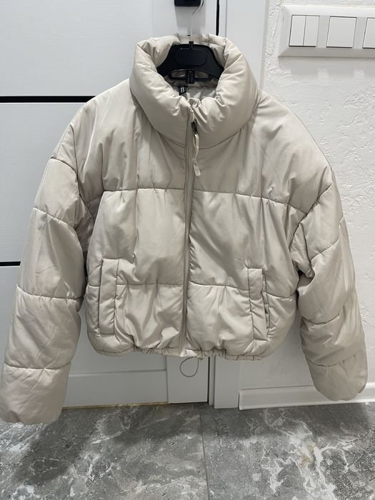 Пуфер пуховик коротка куртка h&m