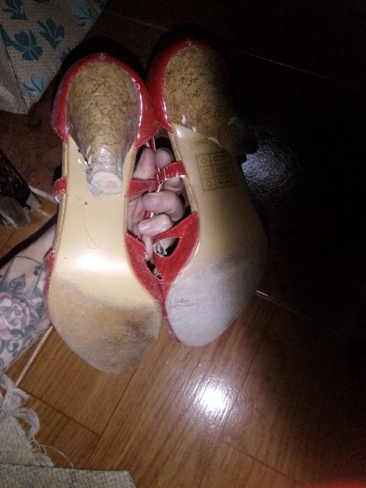 Sapatos de salto alto 7cm