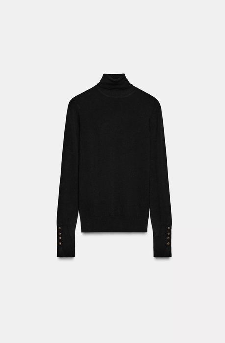 Базовий трикотажний светр від Zara розмір s