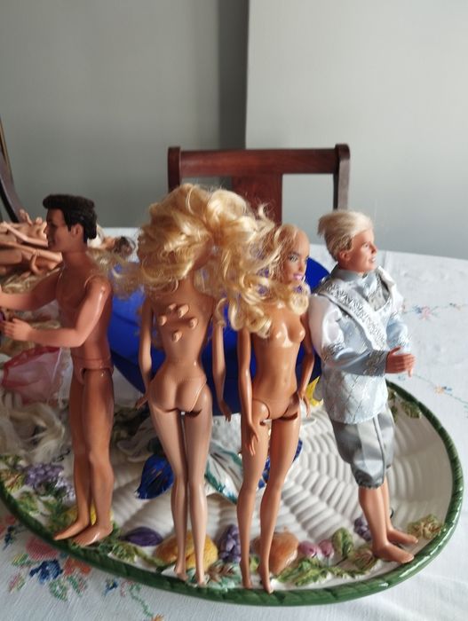 Lote de 4 barbies